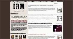 Desktop Screenshot of indierockmag.com